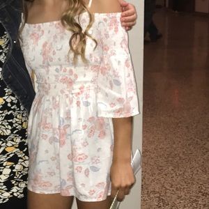 Floral Hollister Romper